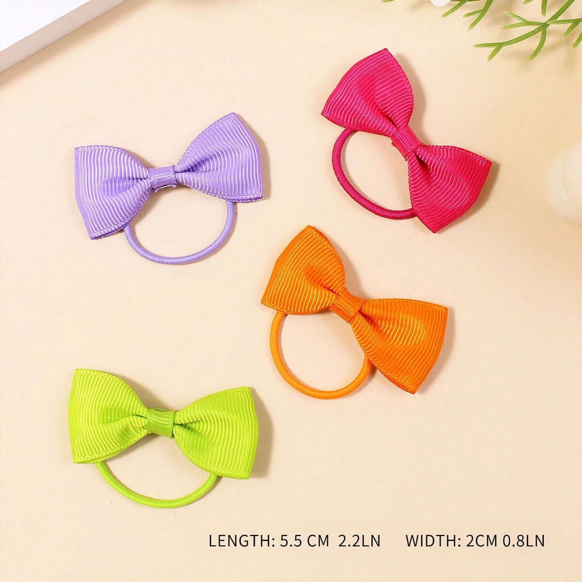 40 pcs Small Dog Bow with Clip, Handmade Puppy Dog Bows