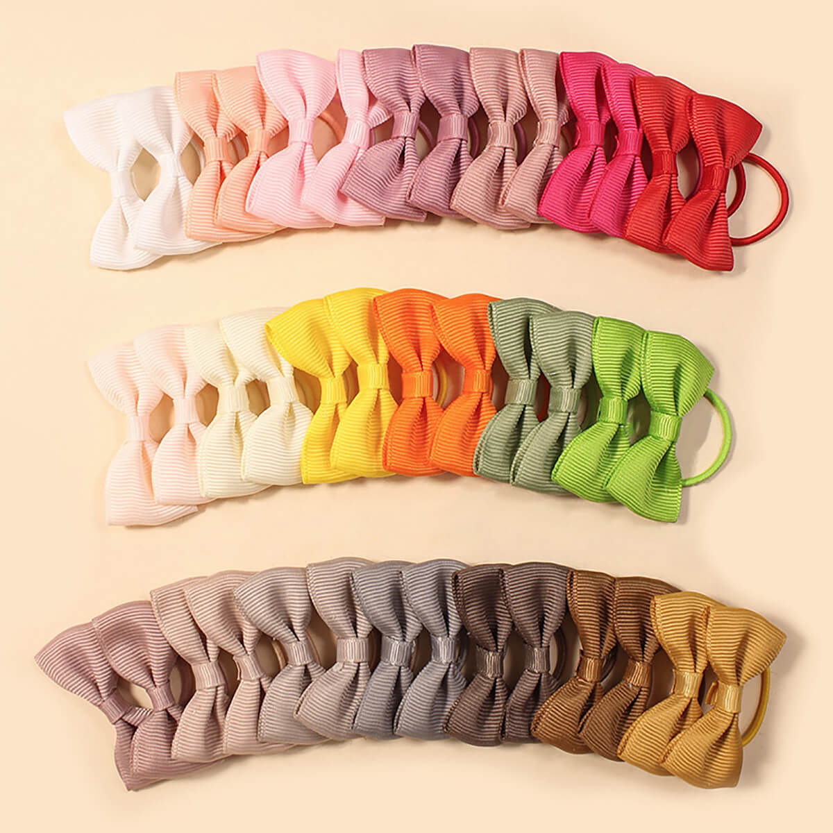 40 pcs Small Dog Bow with Clip, Handmade Puppy Dog Bows